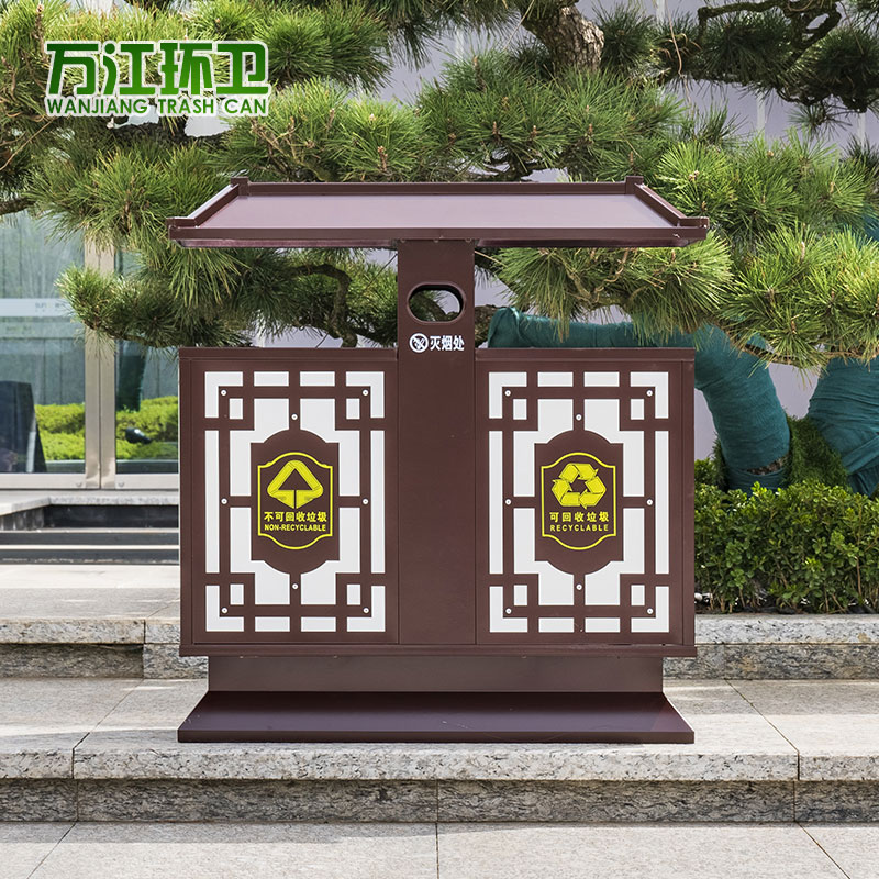 仿古分類果皮箱 業定制各種垃圾桶 咨詢熱線：13837955096